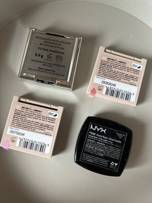 Zestaw róży w kompakcie NYX Eveline Cosmetics Stars from the Stars