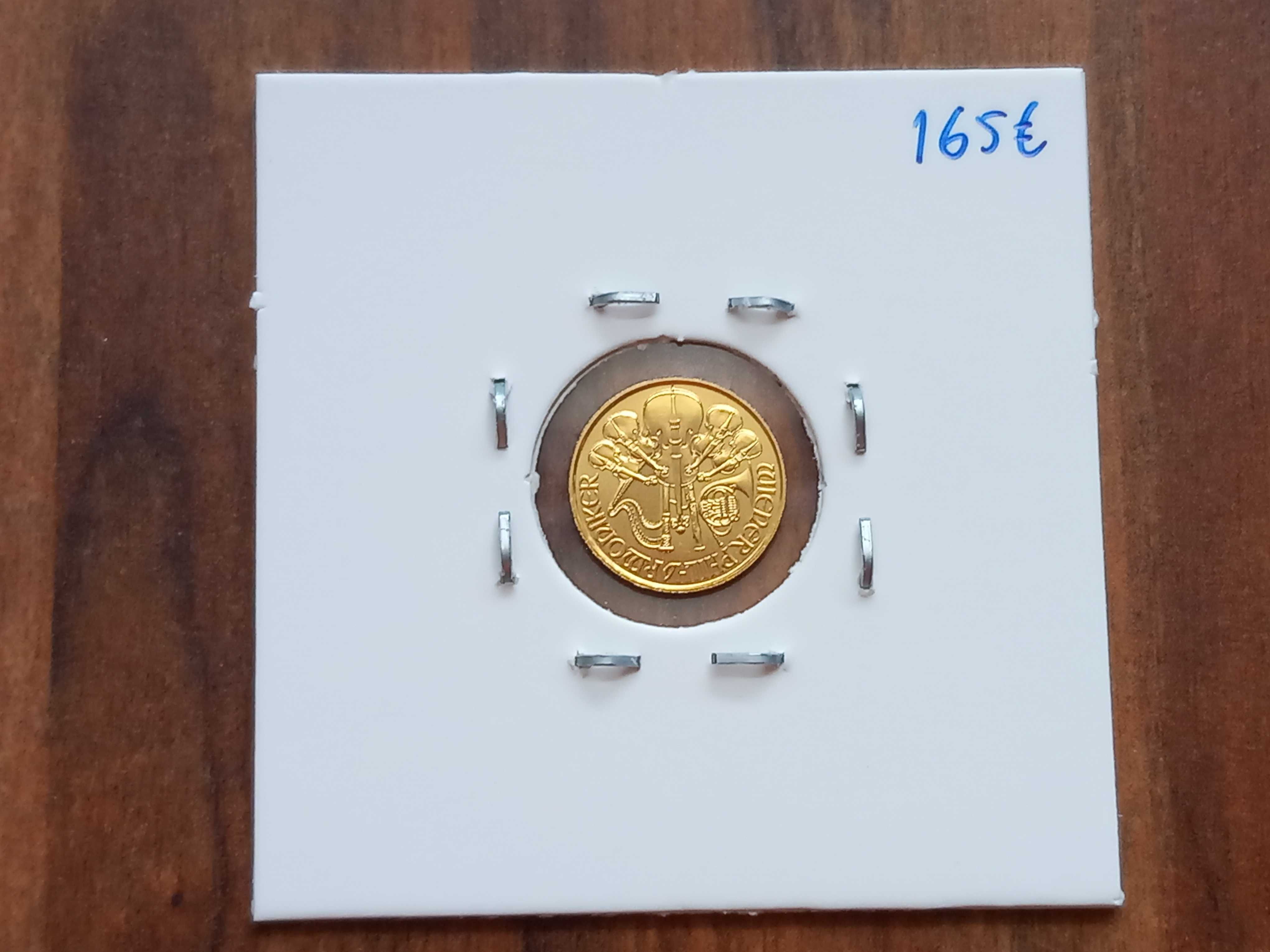 Moeda 4 Euros 2022 Áustria (Ouro 999%)