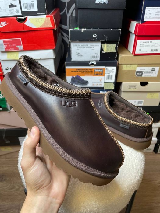 Тапочки шкіряні UGG Tasman Lthr Regen. Оригінал!!! Розмір 40.