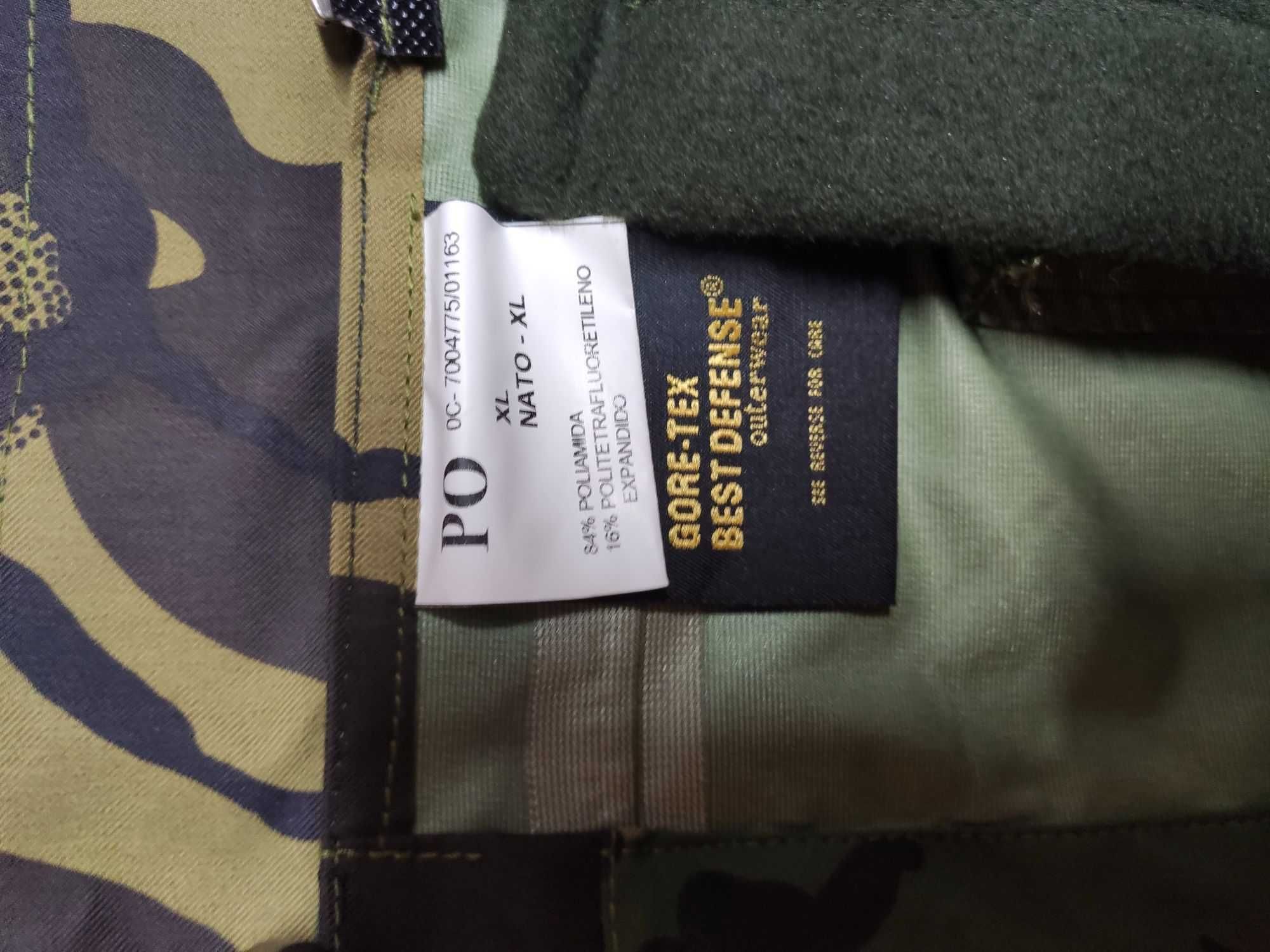 Conjunto GoreTex camuflado Exército (Casaco, calças e luvas)