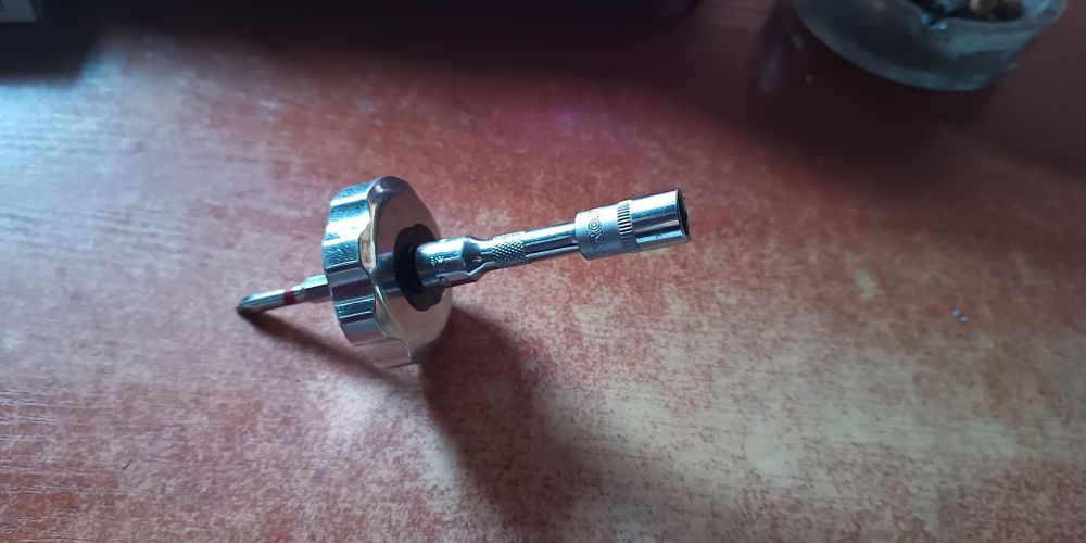 Dwustronna mini grzechotka na bity i na nasadki 1/4