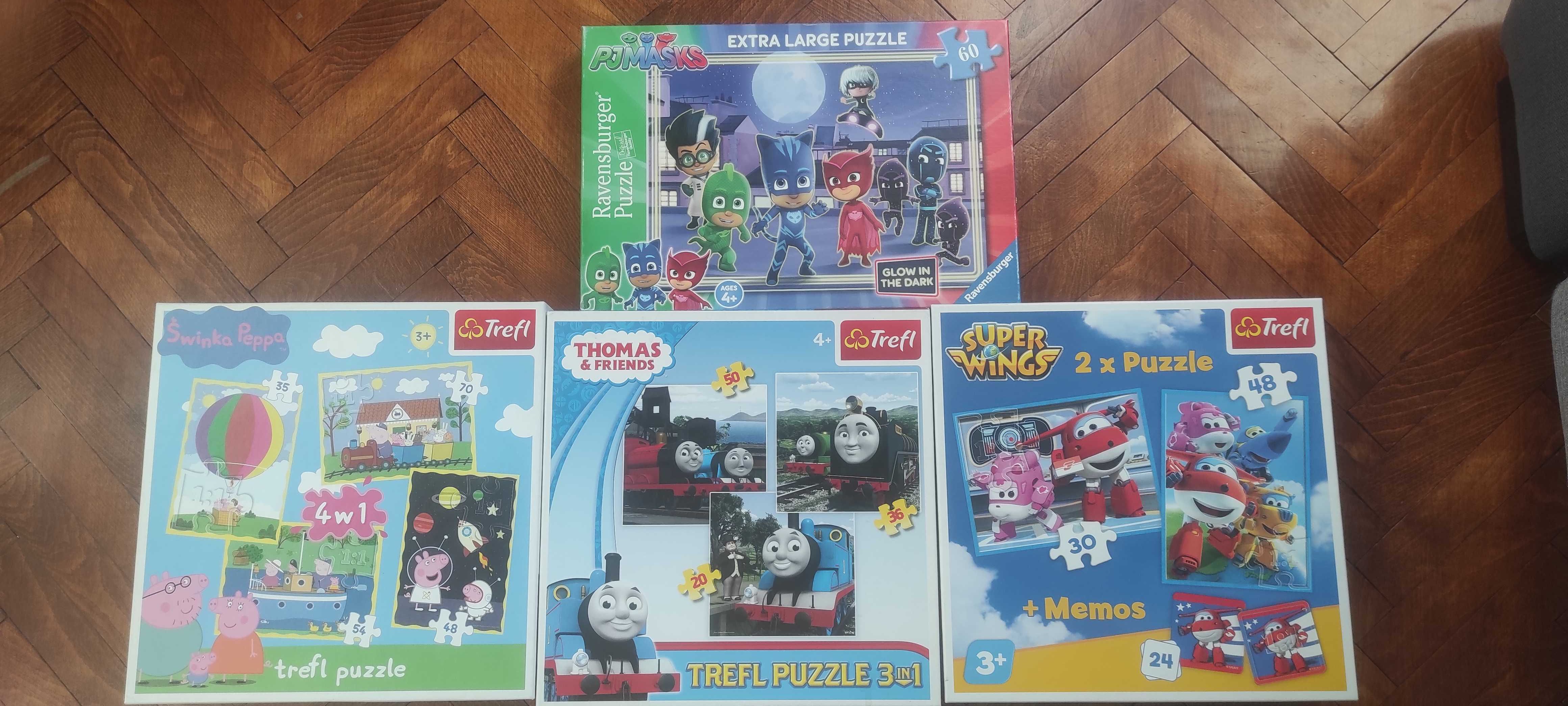 Puzzle Trefl Peppa Tomek PJMasks Super Wings  3+