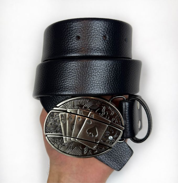 Кожаный ремень с зажигалкой в пряжке зажигалка с ножом з ножем stussy