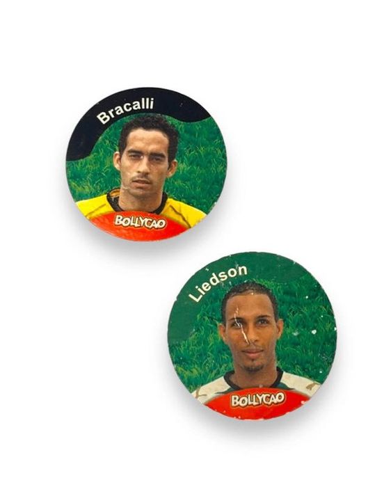 Xacs Bollycao - Crakes do Futebol: Liedson & Bracalli  Tazos