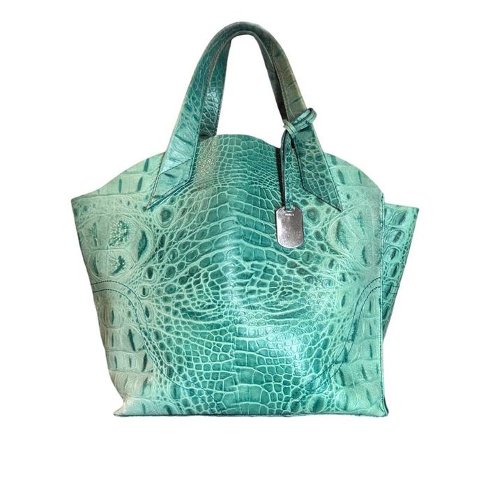 Женская кожаная сумка Furla crocodile bag оригинал