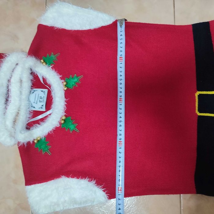 Новорічна в'язана сукня карнавальний костюм помічниця санти гном