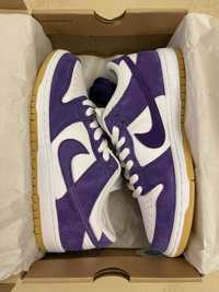 Кроссовки Nike SB Dunk Low Pro Orange Label Court Purple Suede