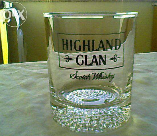 7 Copos de Uísque / Whisky 'Highland Clan' (NOVOS)