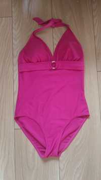 Jednoczęściowy kostium kąpielowy strój różowy Marks & Spencer r S 36