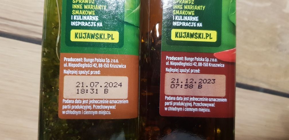 Rafinowane oleje smakowe Kujawski