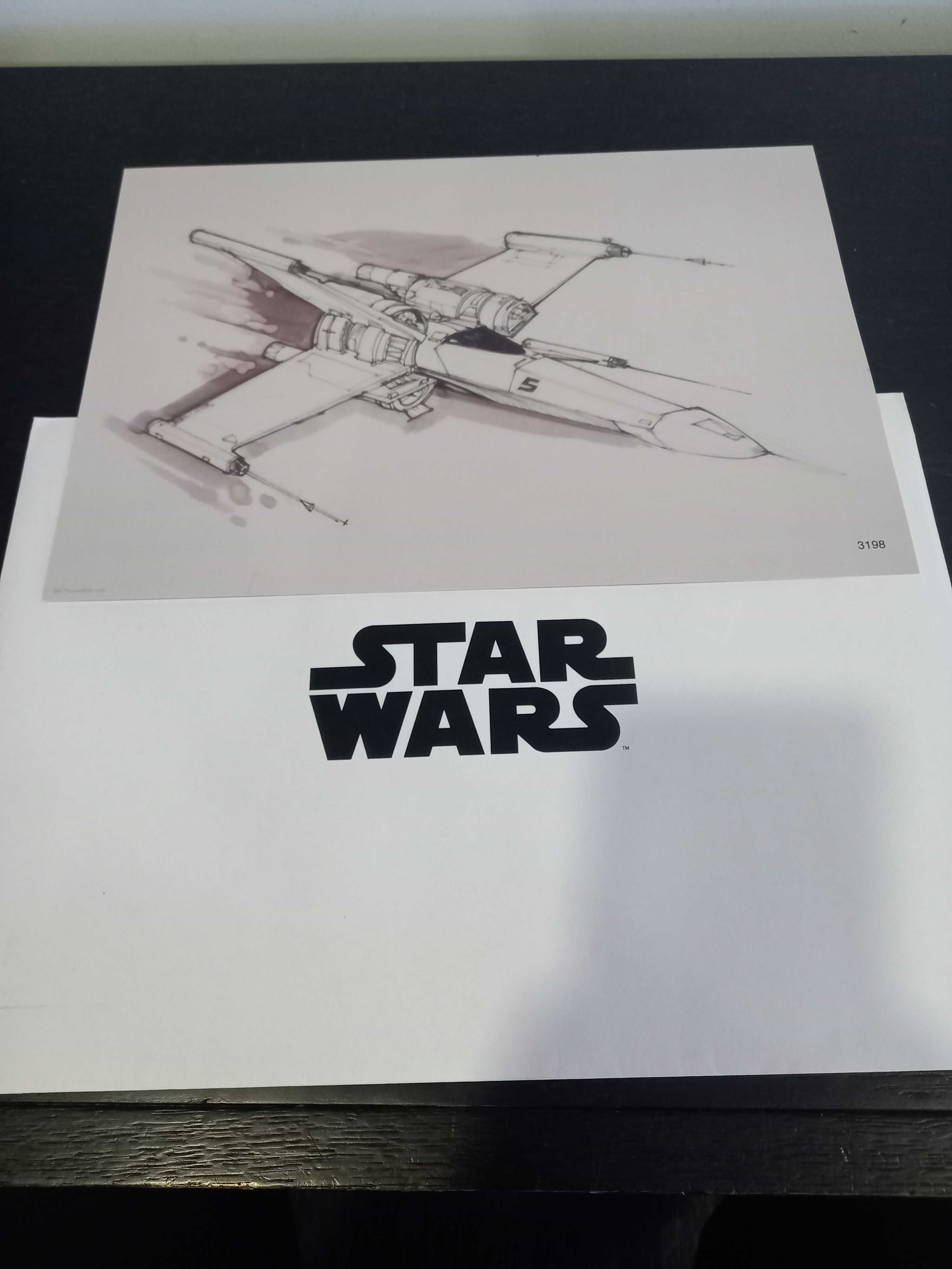 Serigrafia Star Wars X-Wing - Nova e Selada