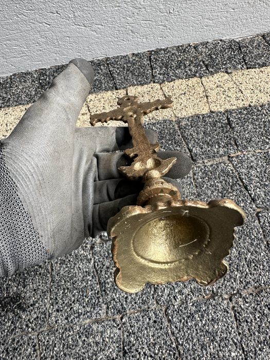 Zabytkowy krzyż jezus antyk krzyżyk figura krzyża