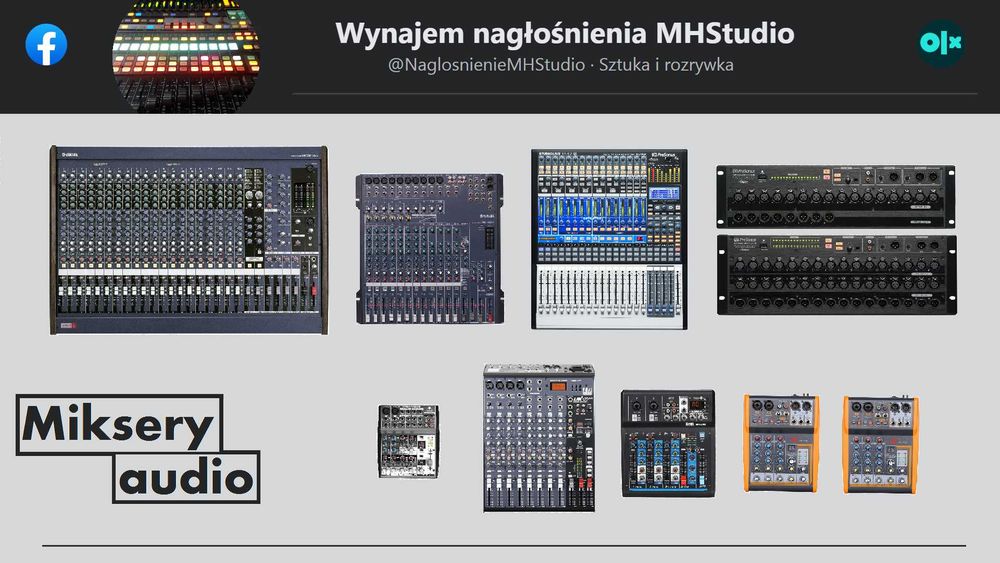 Nagłośnienie Wynajem nagłośnienia Nagłośnienie do wynajęcia Głośniki