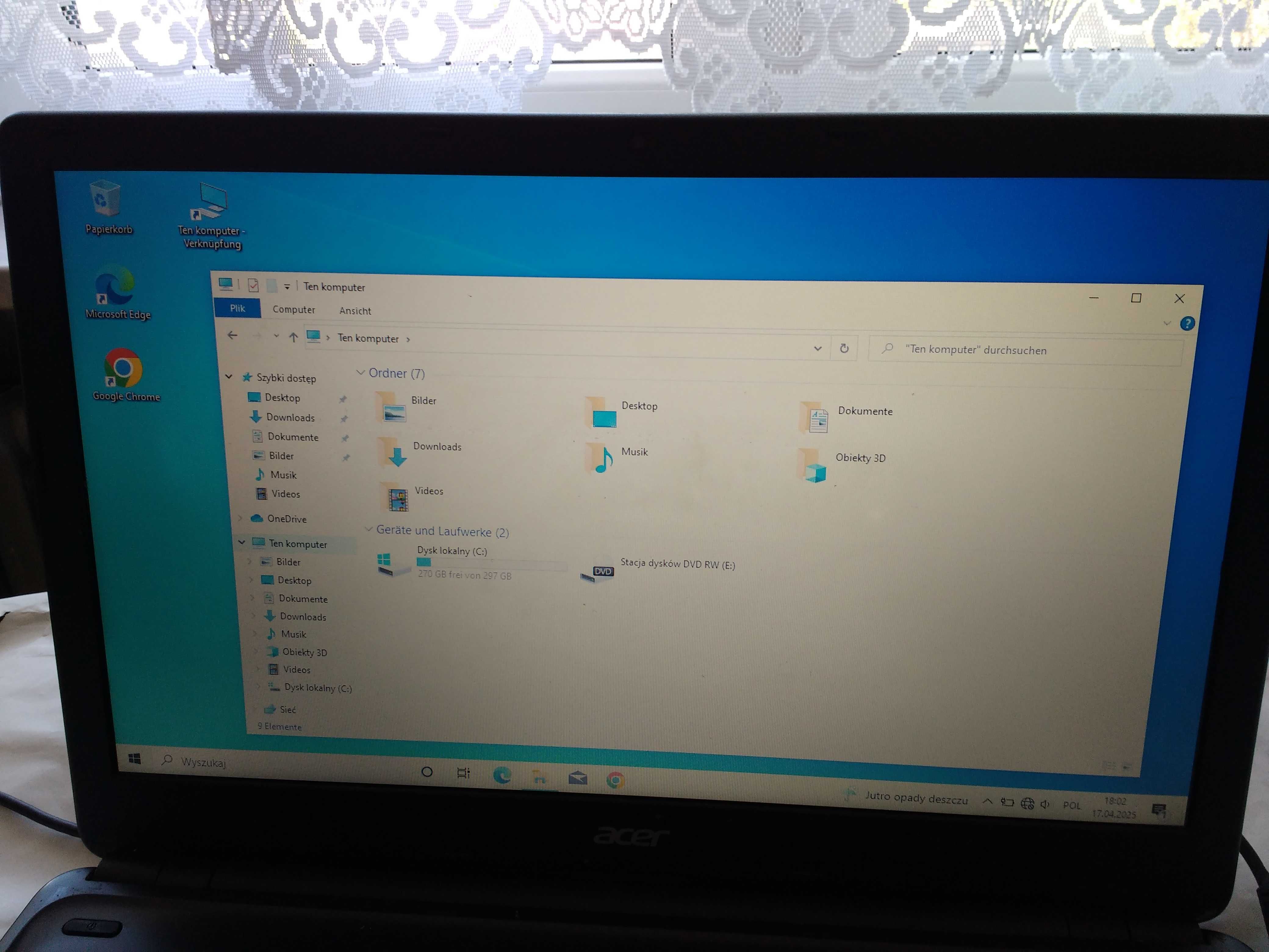 Laptop ACER Aspire E1-510 Windows 10 320GB 4GB RAM
