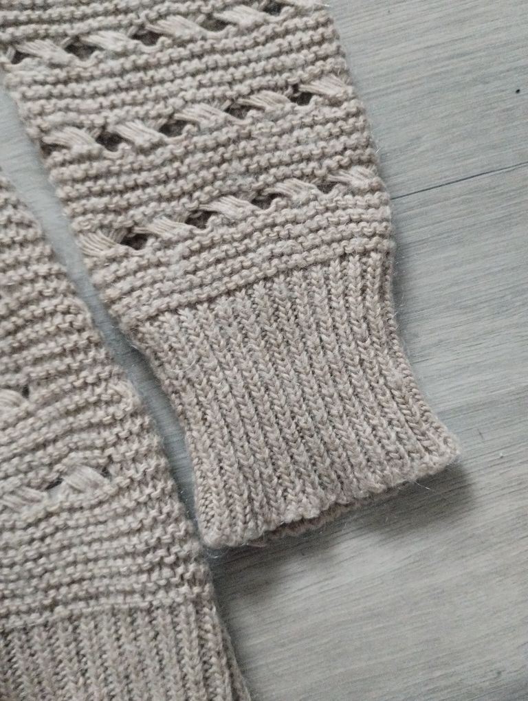 Sweter, kardigan 30% wełna i moher