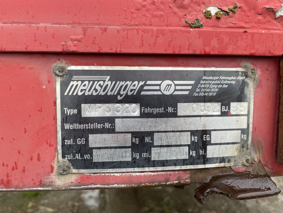 Продам напівпричіп борт штора