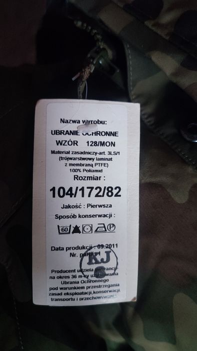 Kurtka wojskowa moro wzór 128