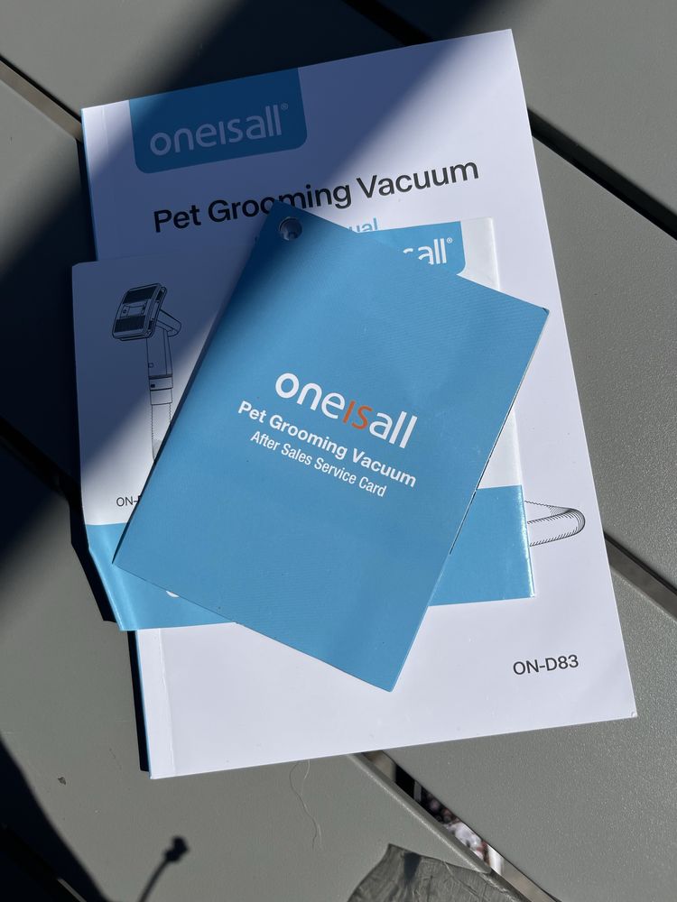 Odkrzacz do sierści Pet Grooming Vacuum LM2 Manual ONEISALL