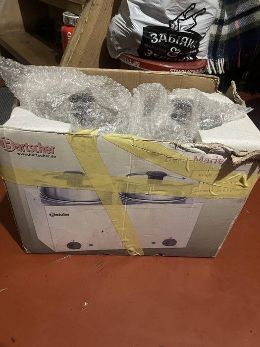 Професійний мармит Bartscher Bain-Marie Hotpot2x3 5л, водяна баня/кафе