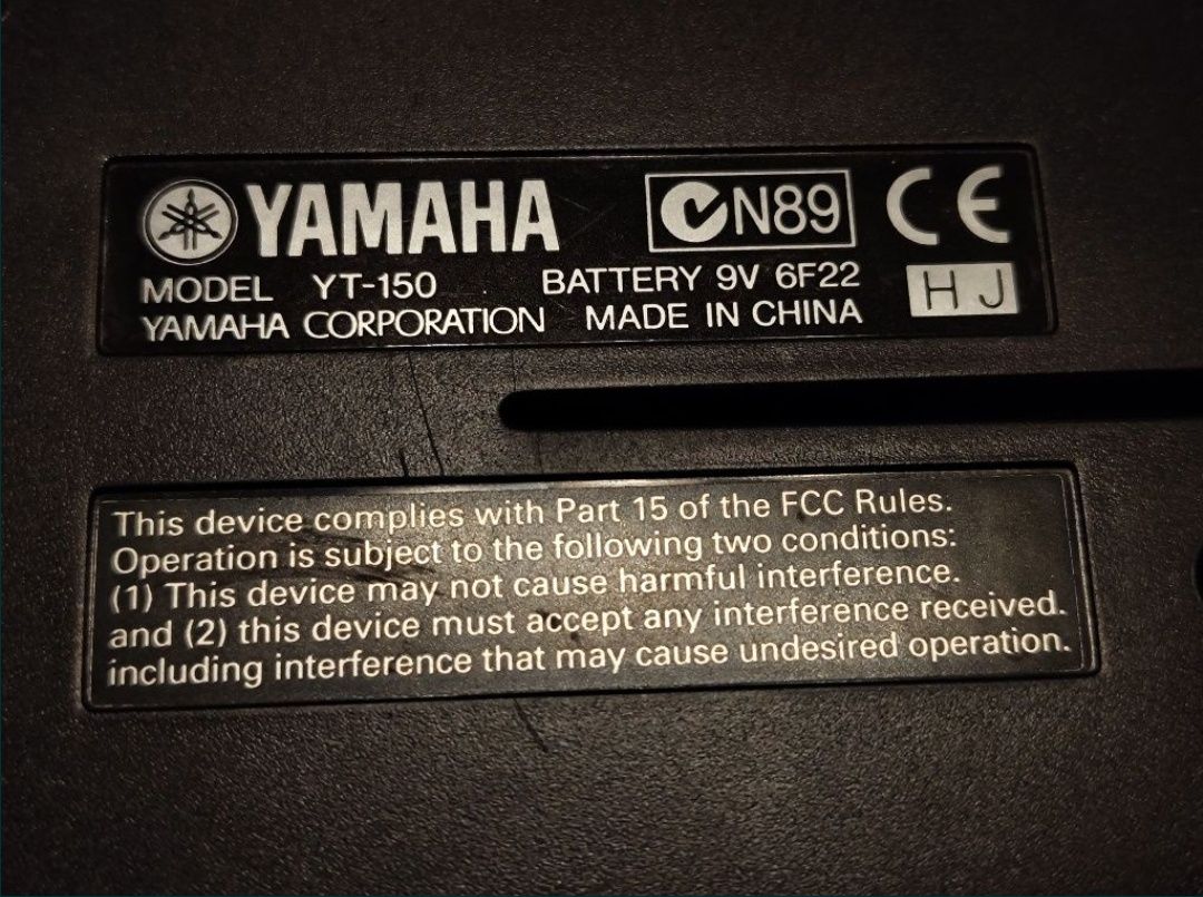 Tuner gitarowy Yamaha YT-150

Automatyczny tuner do gitar
Można