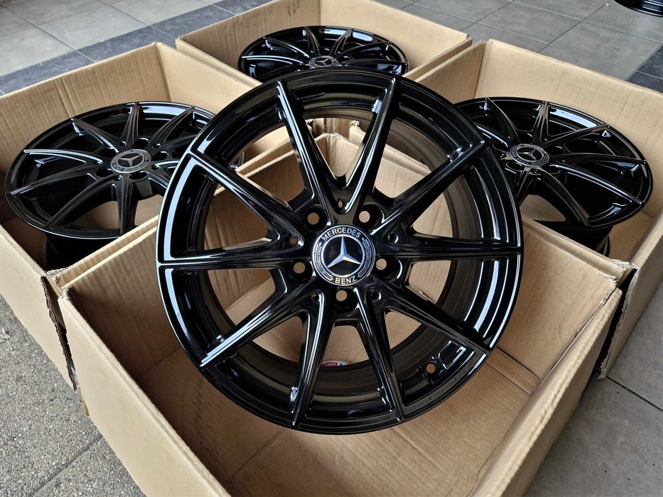 Alufelgi 16 5x112 Czarne Mercedes A B C CLA V Vito Viano i inne ! 768#
