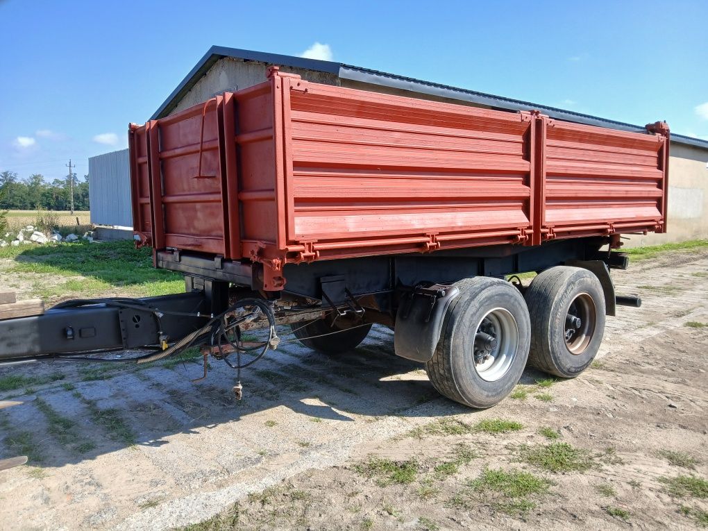 Przyczepa Tandem Kogel ZK 18 ,92r ,na resorze,wywrot  na  trzy  strony