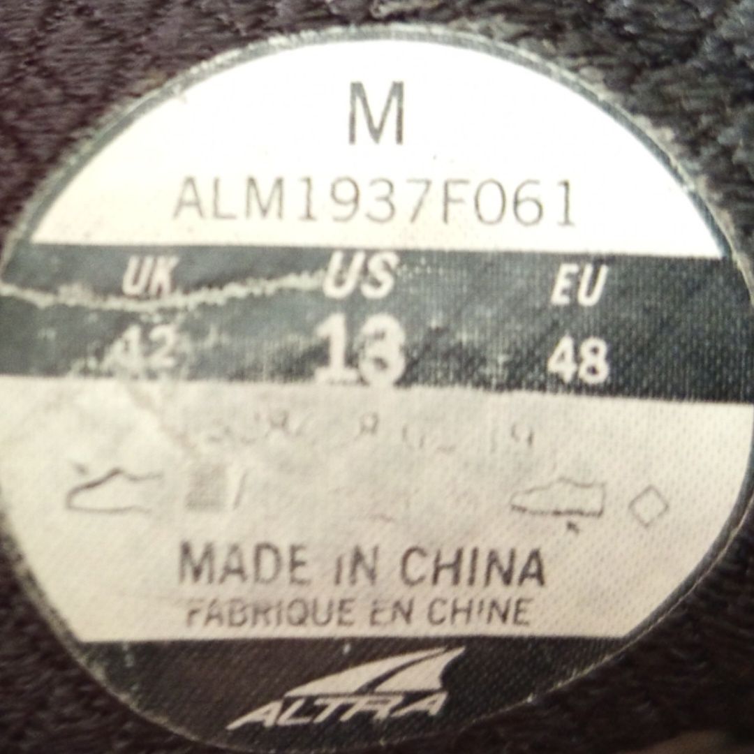 ALTRA Torin 4.0 кросівки для бігу чоловічі 30см