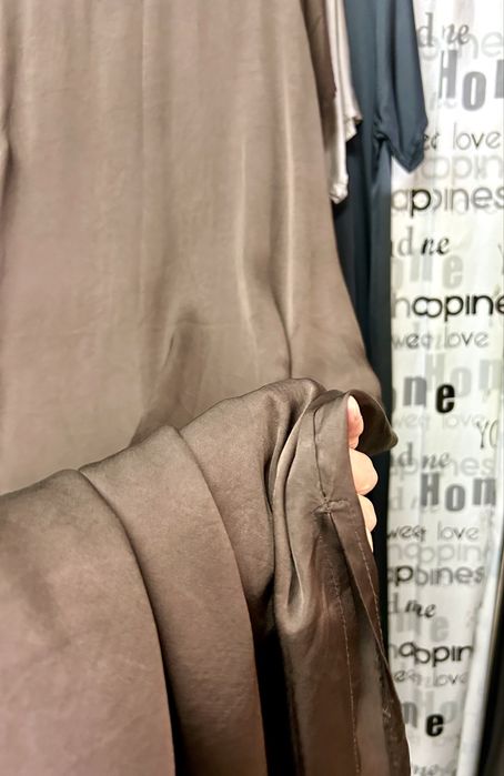 РОСКОШНОЕ! длинное натуральное платье, шёлк атлас, Италия 52-56 р.