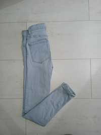 Nowe spodnie jeansowe denim jasny jeans Sinsay 34 XS rurki