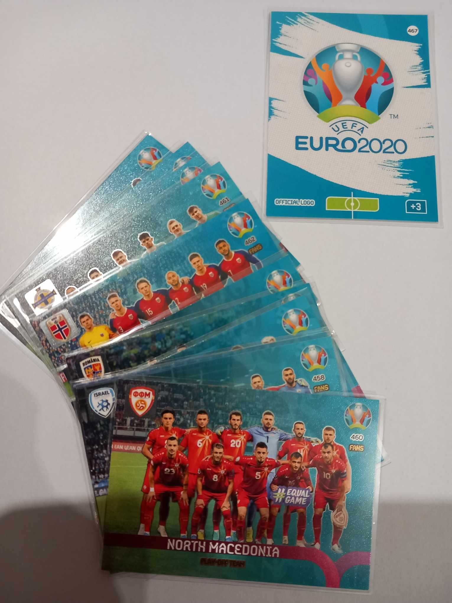 Karty specjalne z kolekcji Panini UEFA Euro 2020 Preview