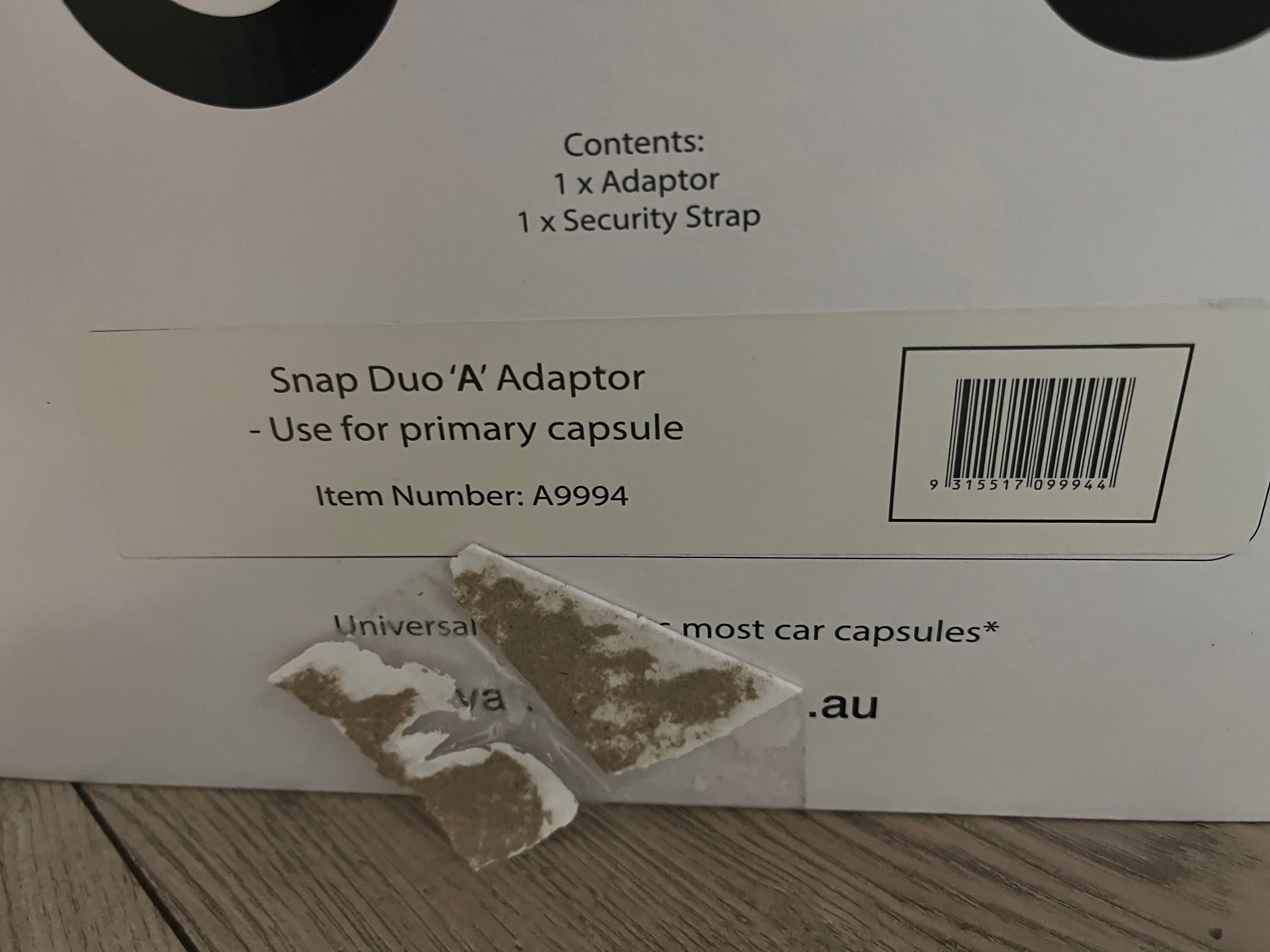 Adaptery valco snap duo