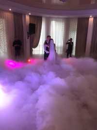 Важкий дим та холодні фонтани на весілля
