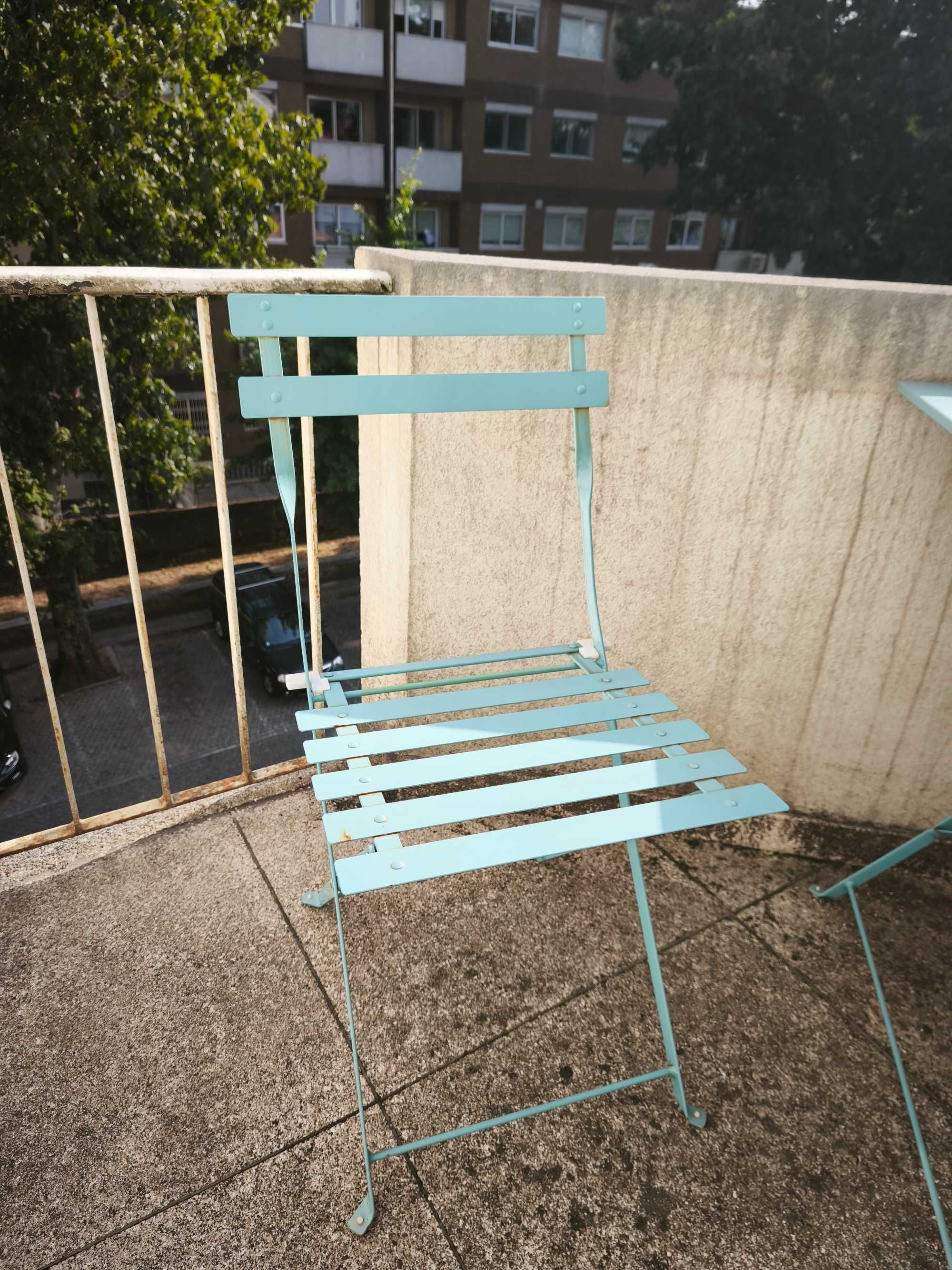 Mesa metal + cadeira