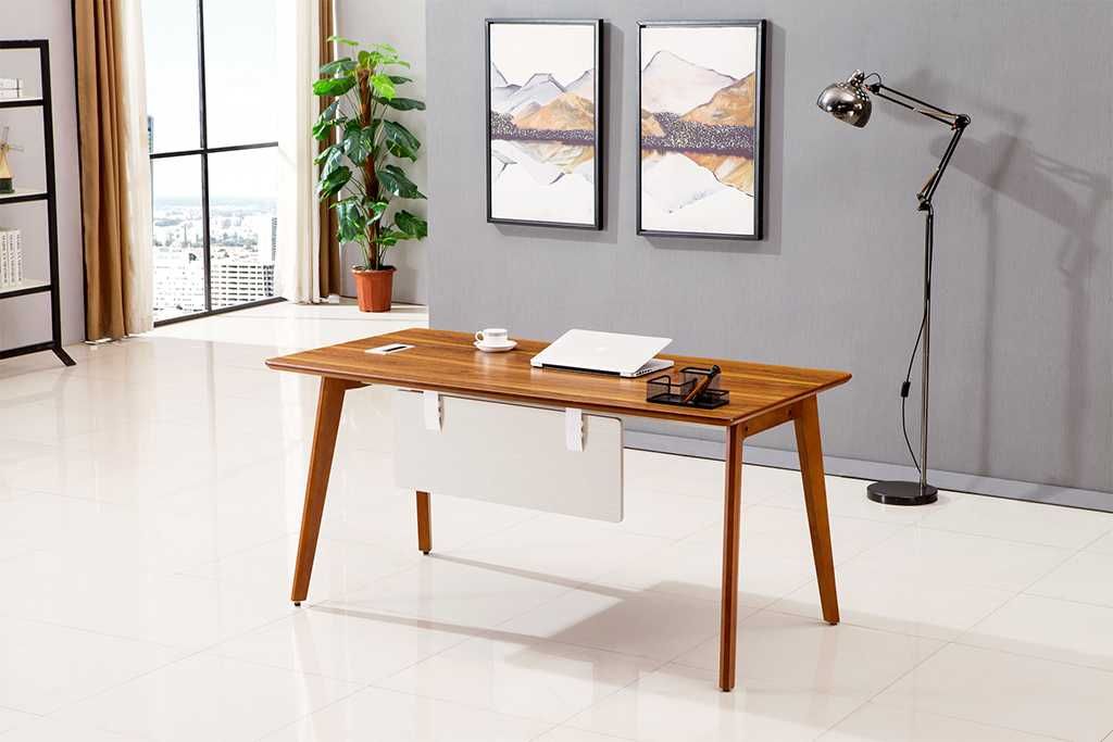 Praktyczne biurko do pracy 140x75 cm, outlet, promocja, tanio