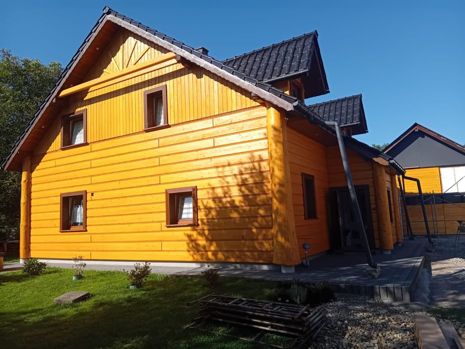 Elewacje drewniane,remonty domów,całoroczne sezonowe kanadyjki tanio.