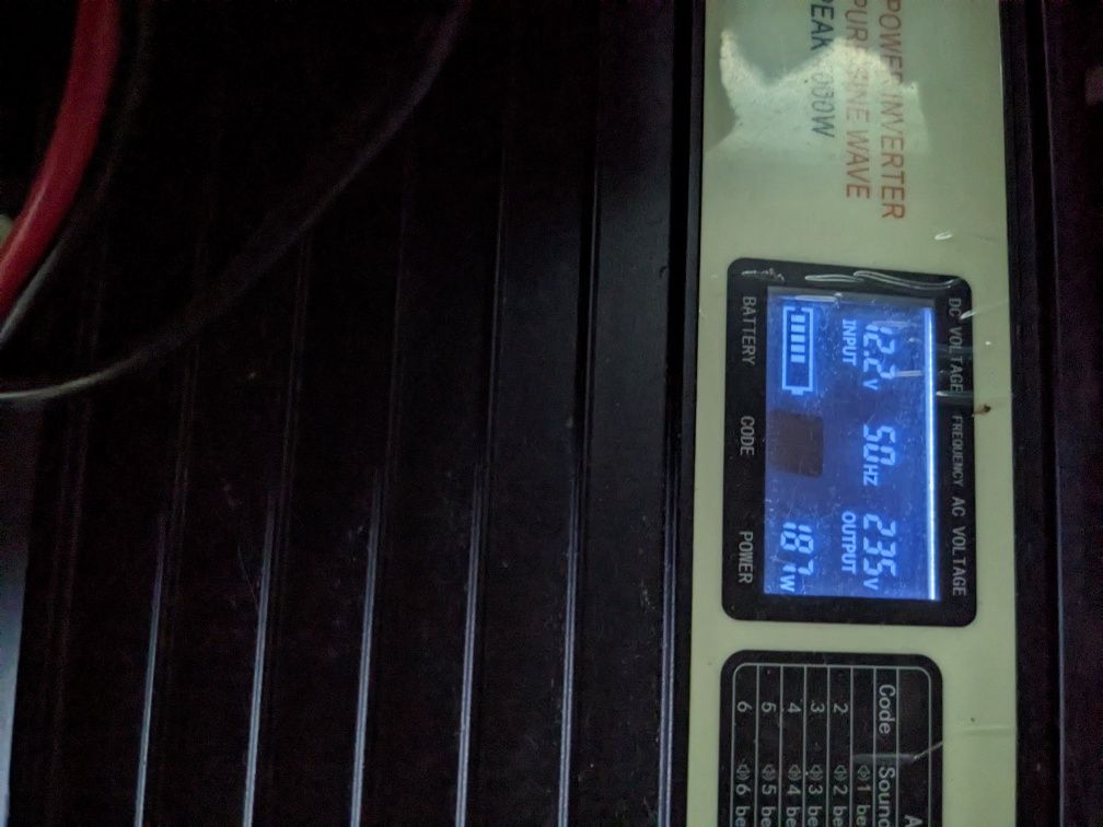 Инвертор чистый синус 2000 Вт пиковая 4000 , swipower