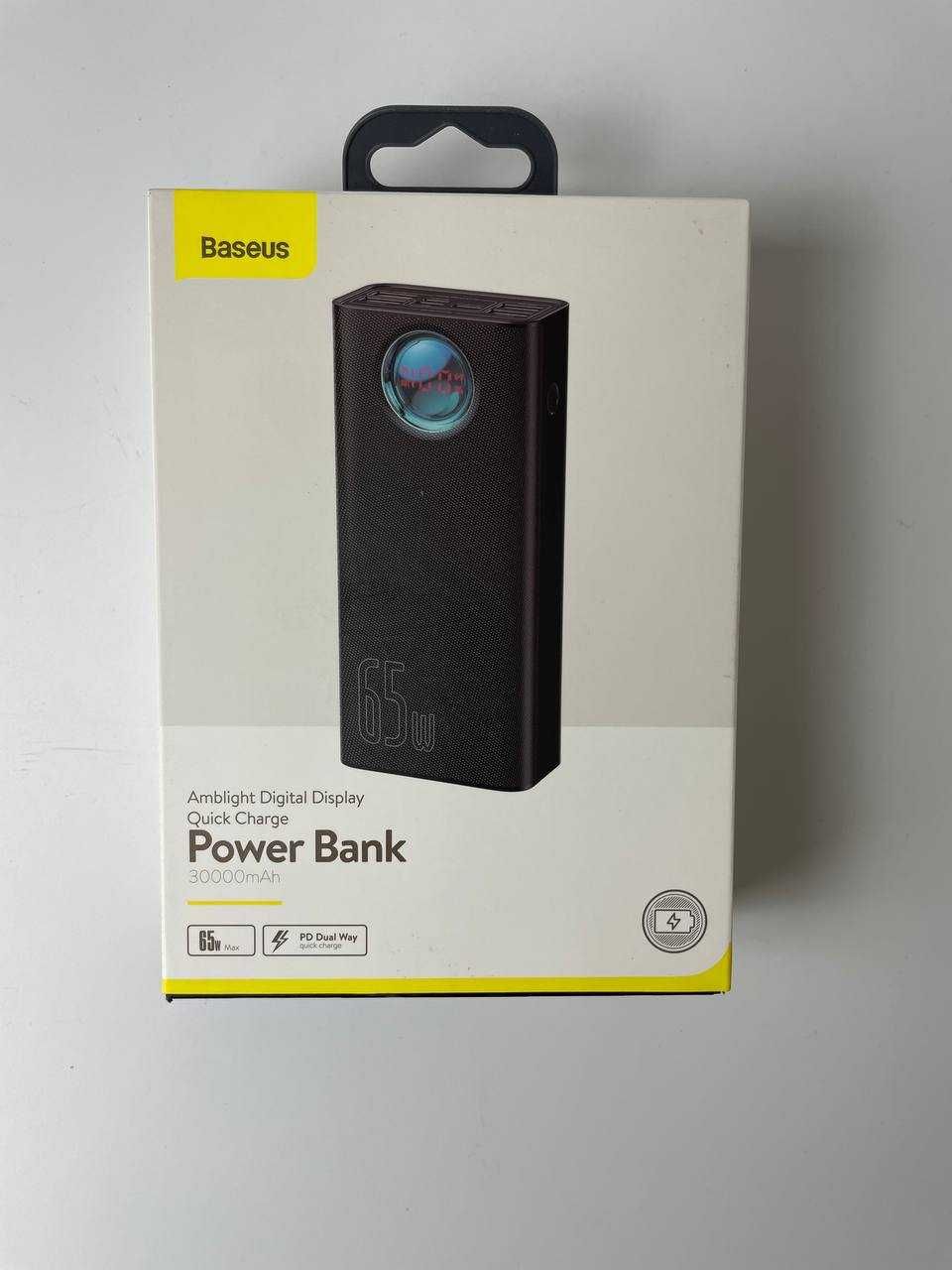 Baseus повербанк на 30000 mAh, колір - чорний. Арт: колір - чорний