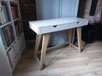 biurko / konsola z drewna i płyt MDF
