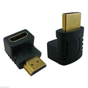 LU393 Adaptador Conversor 90º graus HDMI F - HDMI M em Stock