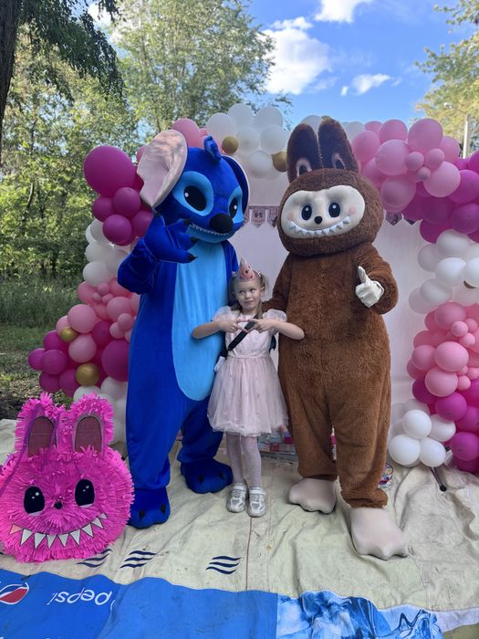 Привітання! Ростові іграшки!Стіч!Пес Патрон!Мишка Тедди!Кіт!