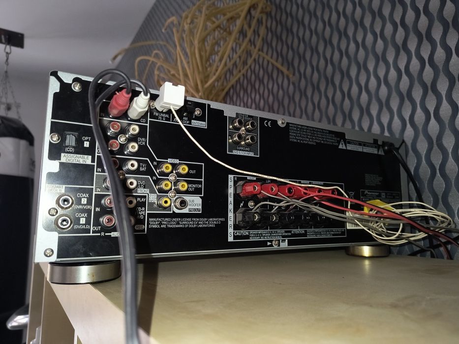 Pioneer VSX-516 + pilot + głośniki Sony SS-RG440