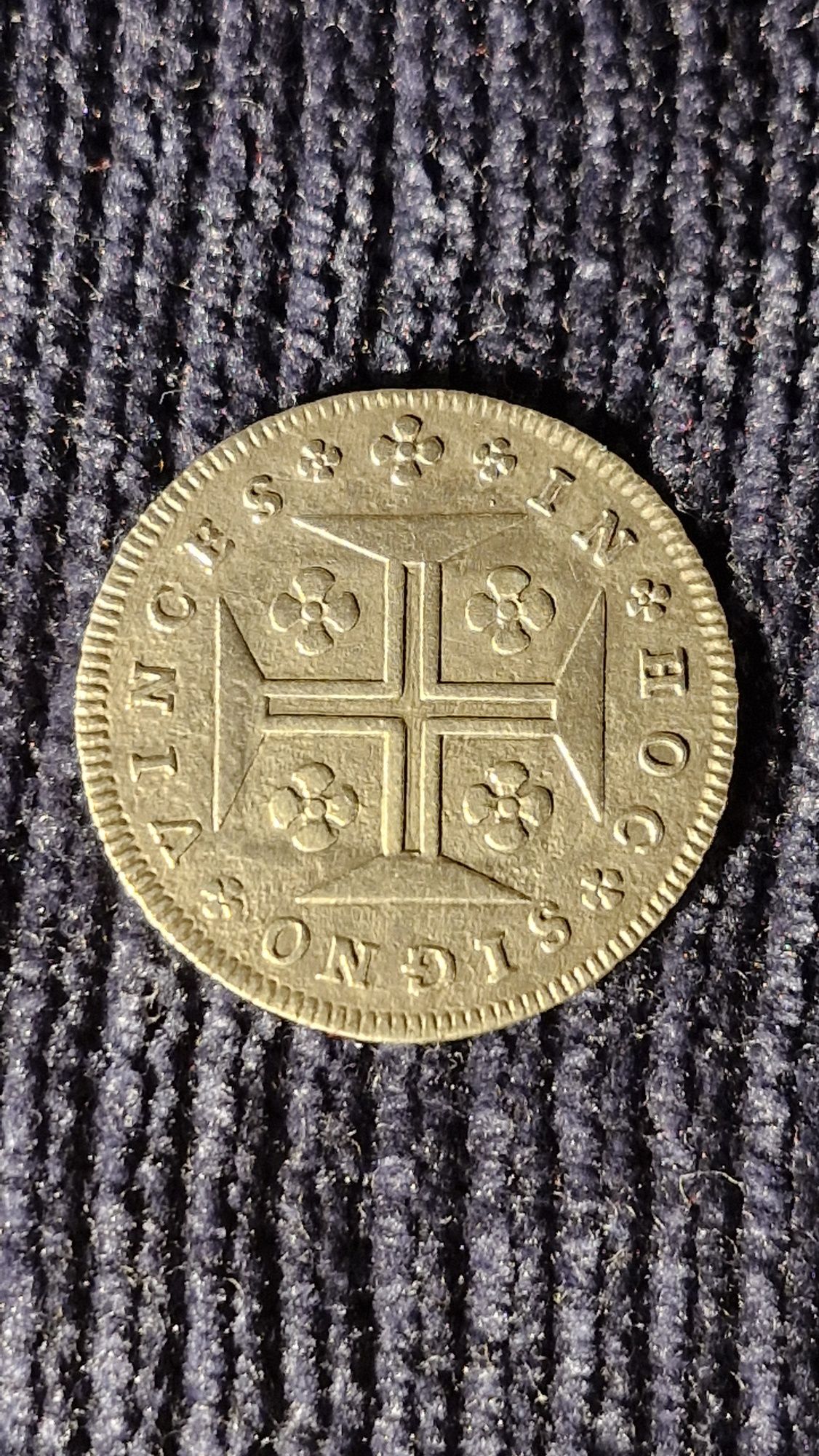 Moeda PRATA D.JOÃO II - D.Maria l 120 Reis