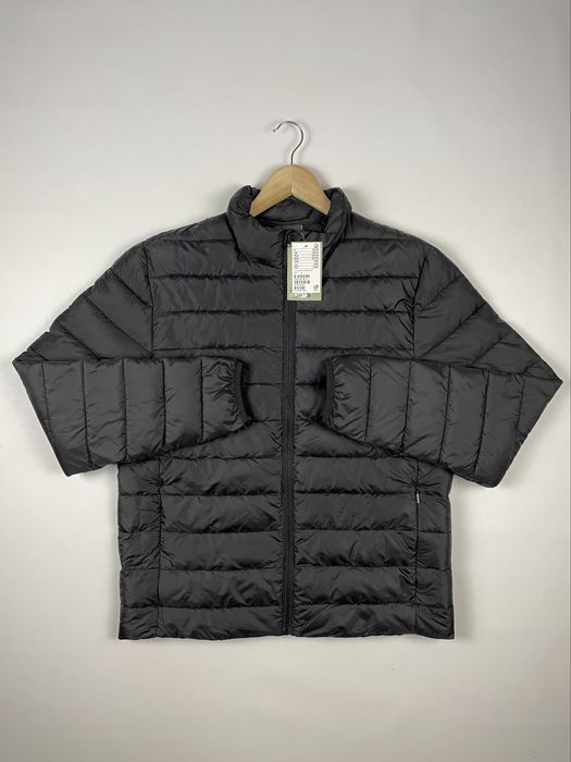 Куртка H&M Lightweight Puffer Jacket (S) чорна чоловіча мікропуховик