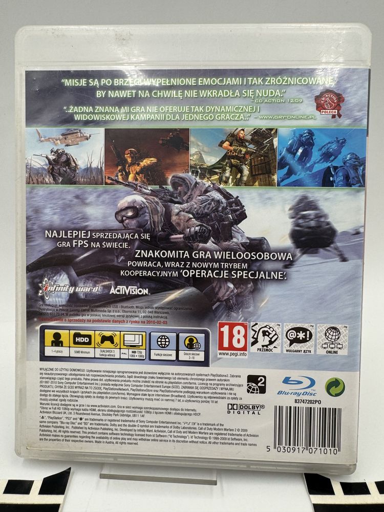 PL Call Of Duty Modern Warfare 2 Ps3 Gwarancja