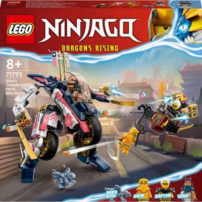 Конструктор LEGO NINJAGO Перегонной робобайк-трансформер (71792) Лего