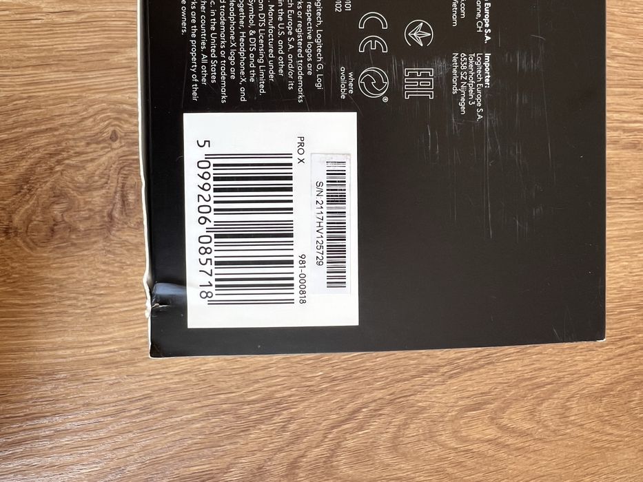 Гарнітура Logitech G PRO X Gaming Headset Black