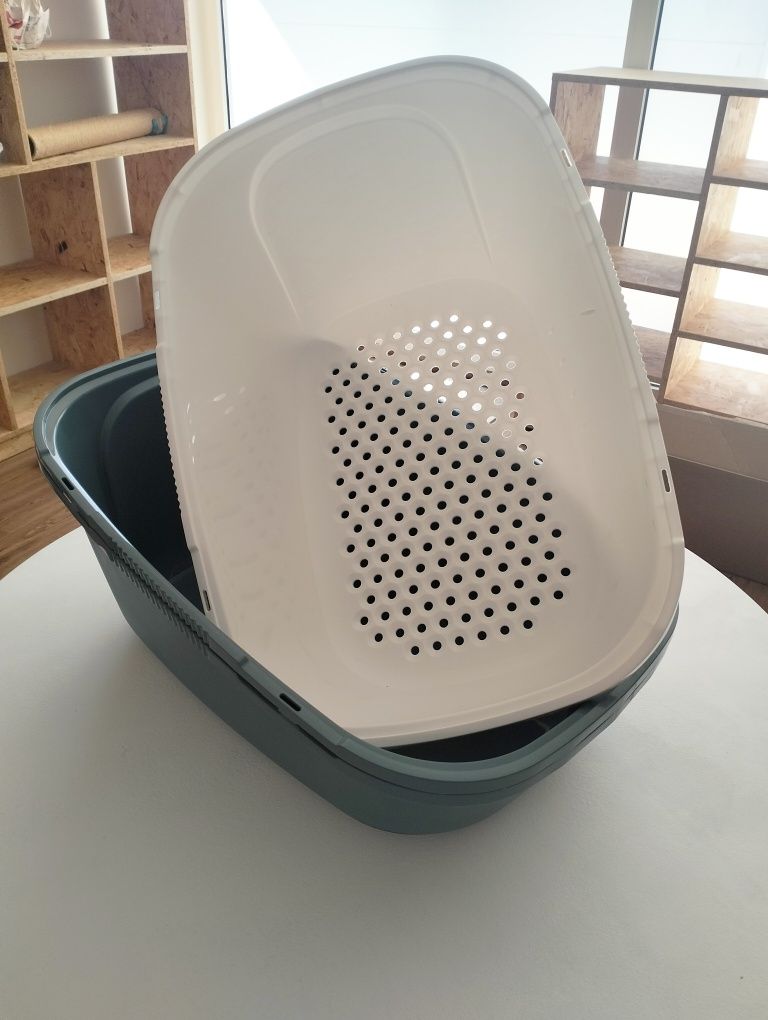 WC XL para gatos com peneira (3 tabuleiros) - NOVO