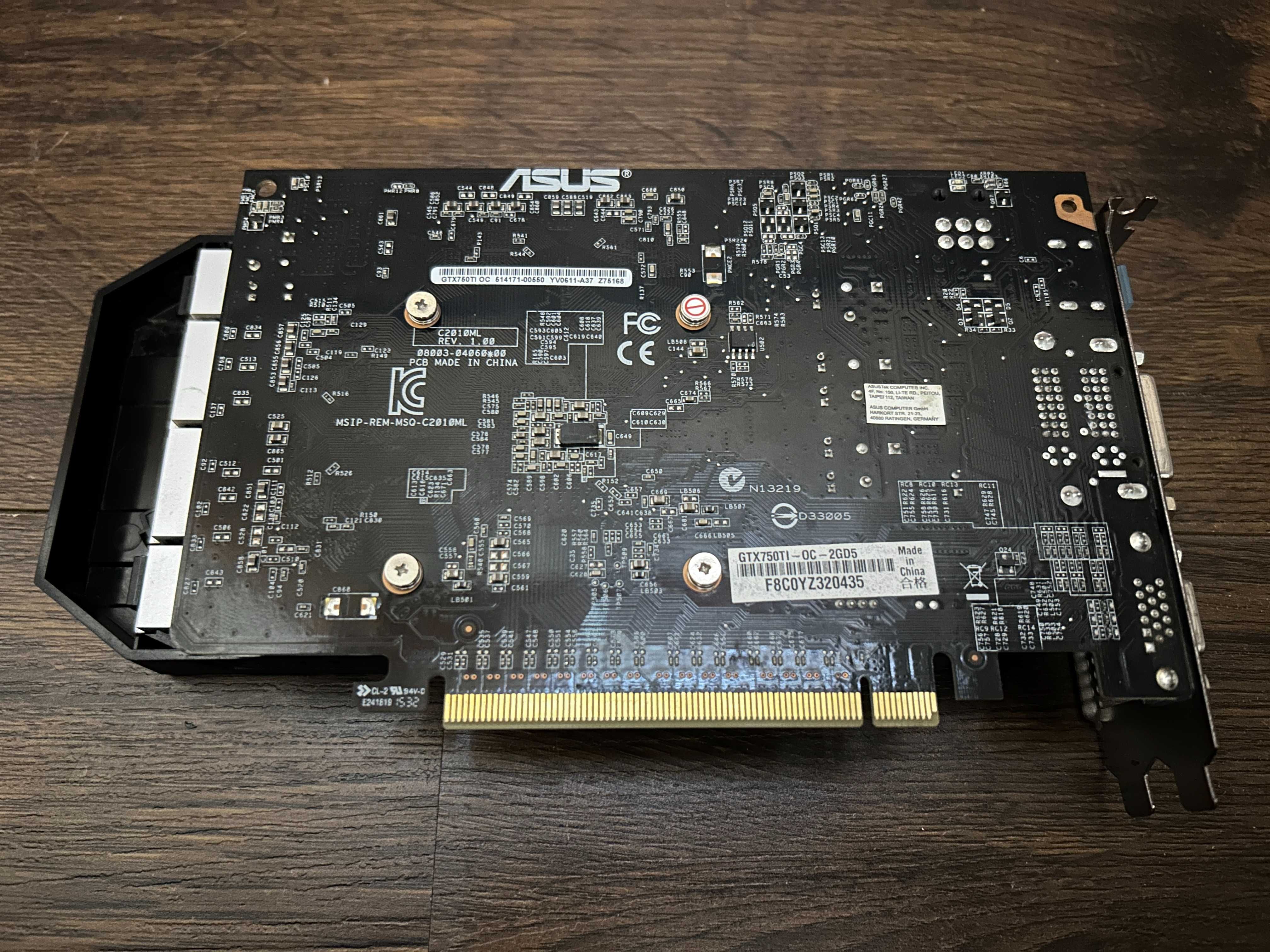 Гарантия! Игровая видеокарта NVIDIA GeForce GTX 750Ti 2GB GDDR5 ASUS