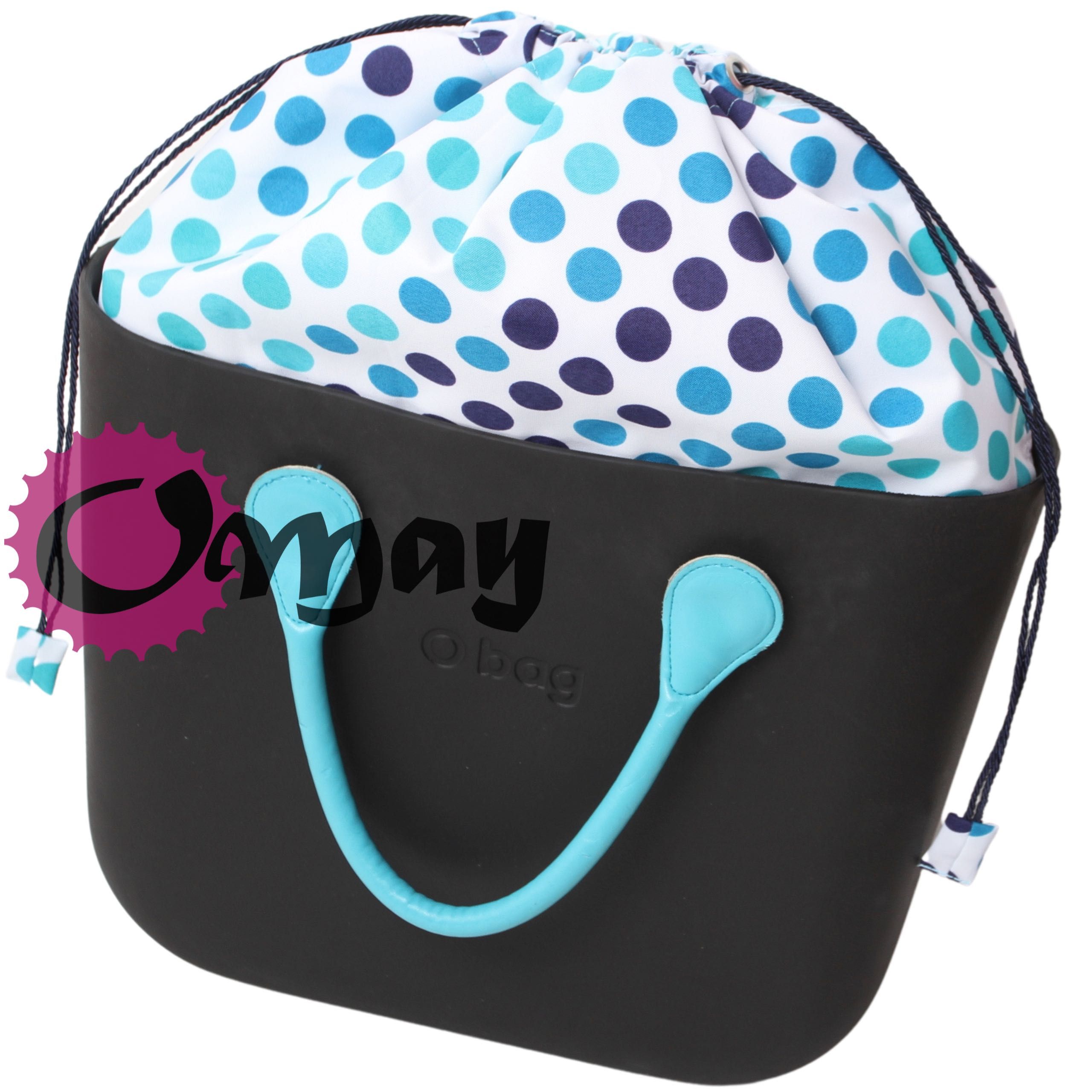 organizer do OBAG STANDARD worek grochy turkus granat 2 kieszenie OMAY