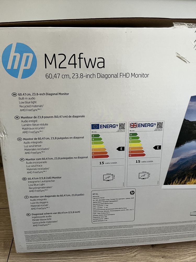 Nowy monitor HP m24fwa
